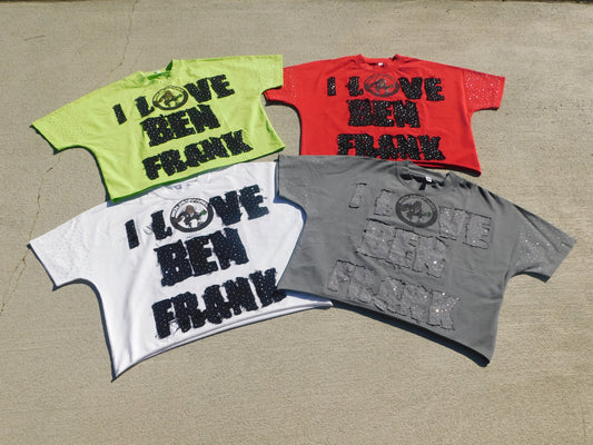 "I Love Ben Frank" Cropped Tee